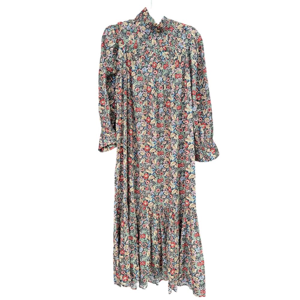 DOEN Sonoma Dress Wildberry Thicket Floral Midi M - Picture 2 of 9